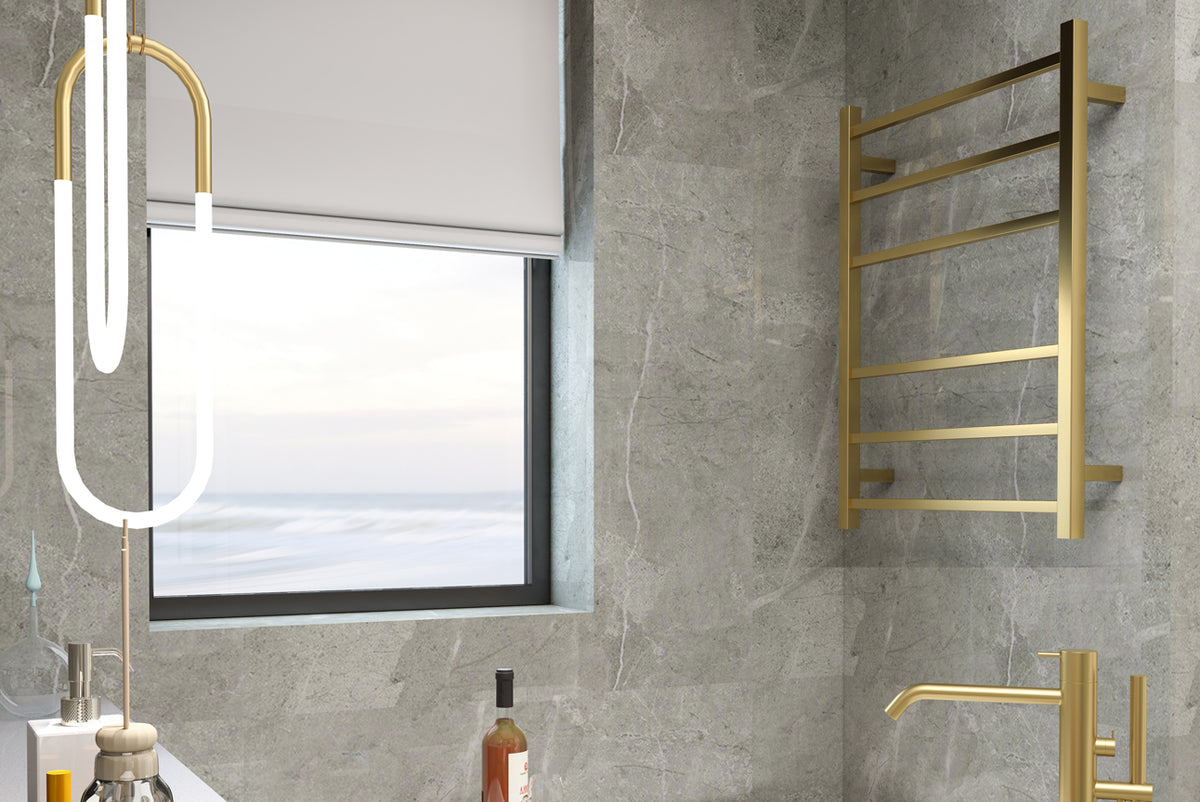 Spirit 6 Bar Heated Towel Rail JY-S600-BG - Bathroom Hub