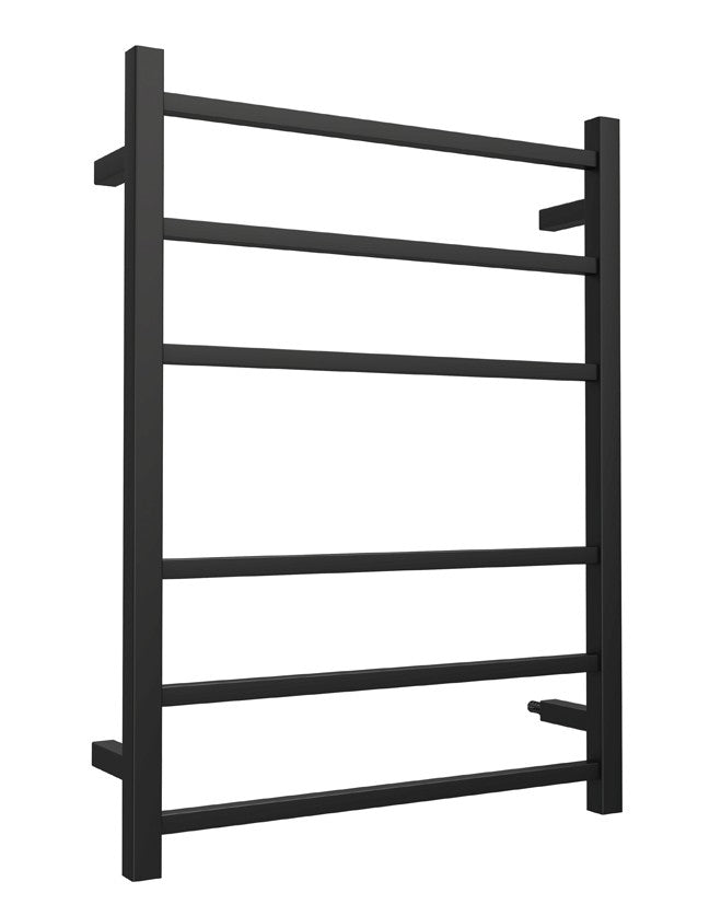Spirit 6 Bar Heated Towel Rail JY-S600-MB - Bathroom Hub