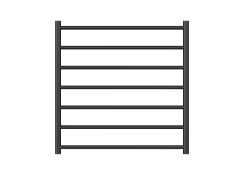 Allegra 7 Bar Heated Towel Rail JY-3328-MB