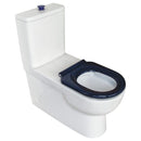 Stella Care Back-to-Wall Toilet Suite, Blue Seat - Bathroom Hub