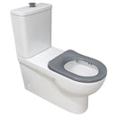 Stella Care Back-to-Wall Toilet Suite, Grey Seat - Bathroom Hub