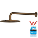 Antique Brass Showerhead on Wall Mounted Arm  LB111+WH52-10- bathroom hub