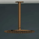 Antique Brass Ceiling Shower Arm LB114+WH52-10-bathroom hub
