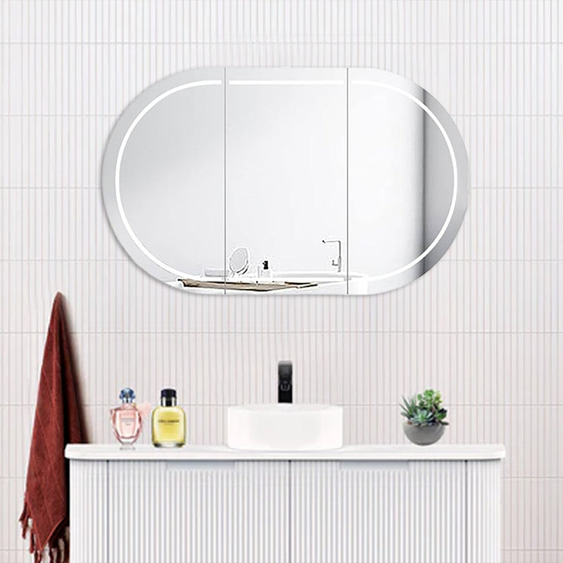 LED Oval Shaving Cabinet LSC1275