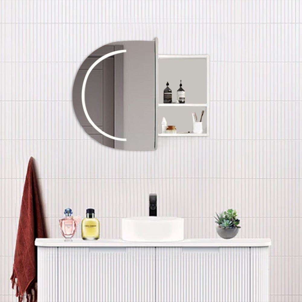 LED Oval Shaving Cabinet LSC9060 - Bathroom Hub