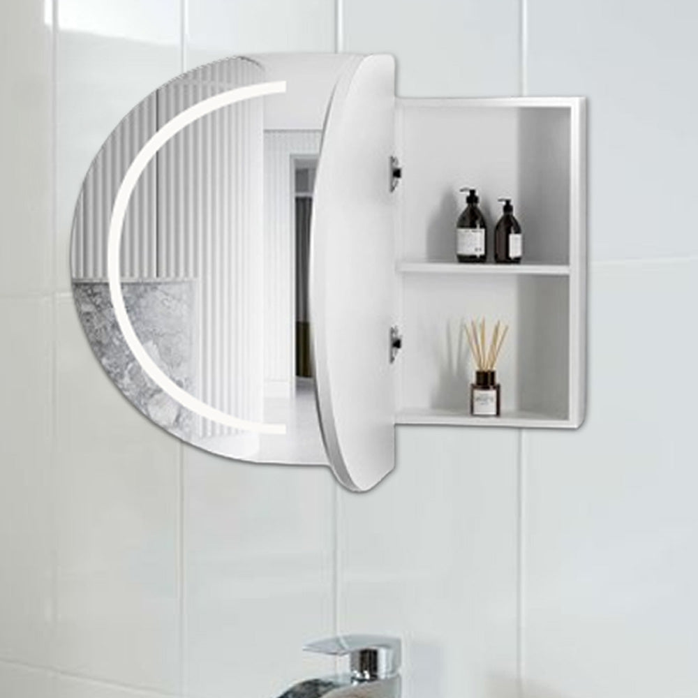 LED Oval Shaving Cabinet LSC9060 - Bathroom Hub