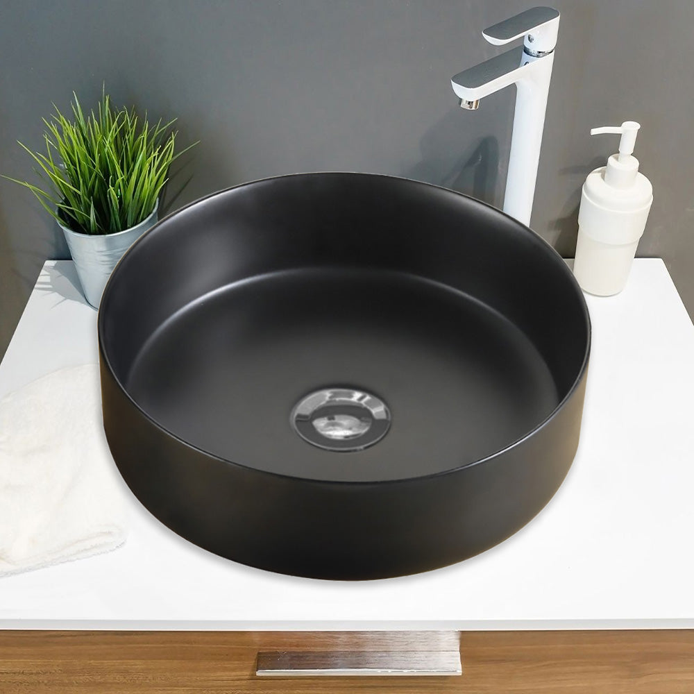 Cora Countertop Basin 350 x 115mm LTI-22-401MB - Bathroom Hub