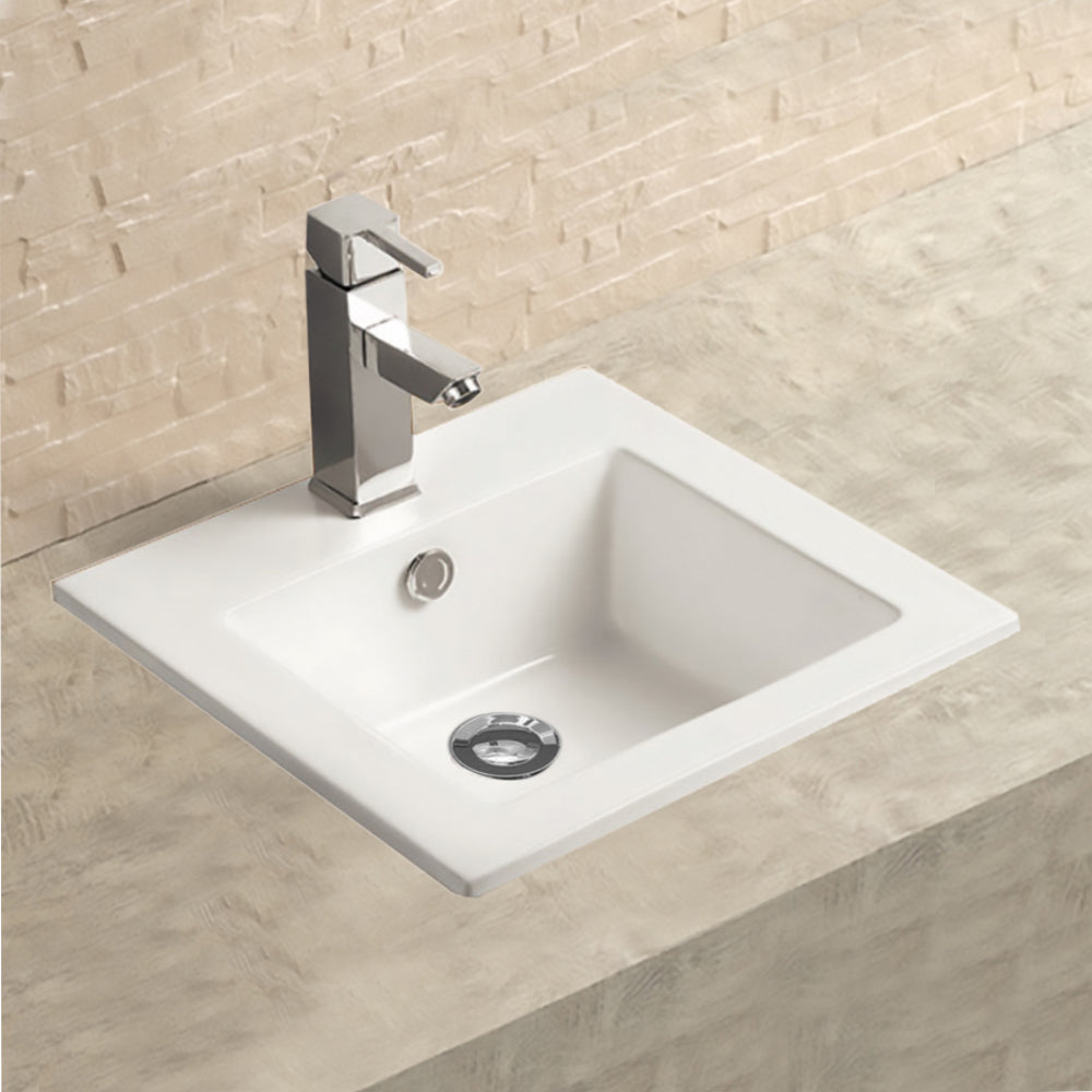 Rosa Countertop Basin 420 x 420 x 170mm LTI-33-102 - Bathroom Hub