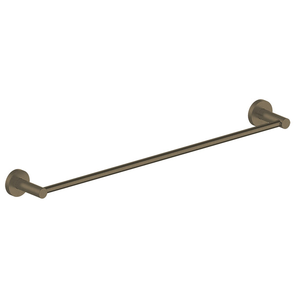 Antique Brass Single Towel Rail 600mm M101F