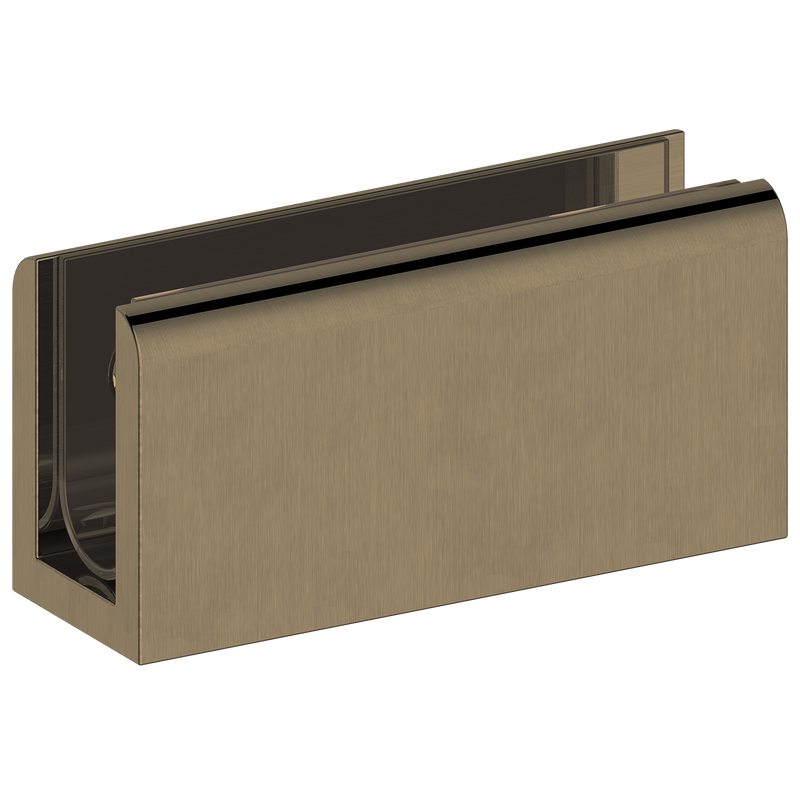 Antique Brass Shower Glass Clamp JD-M458F