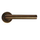 Antique Brass Door Handle and Lock JD-MH607F - bathroom hub online