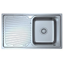 Otus Single Bowl & Drainer Kitchen Sink 800 x 480mm P008048-2RHB