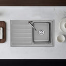 Seto Single Bowl & Single Drainer Kitchen Sink 800 x 500mm P5347N-RHB