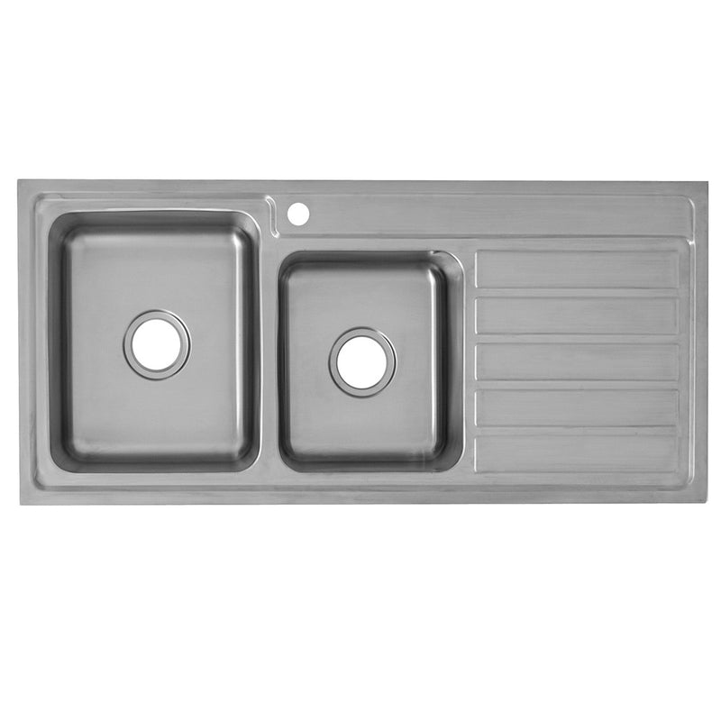 Seto 1 & 3/4 Bowl & Single Drainer Kitchen Sink 1160 x 500mm P5361N-LHB