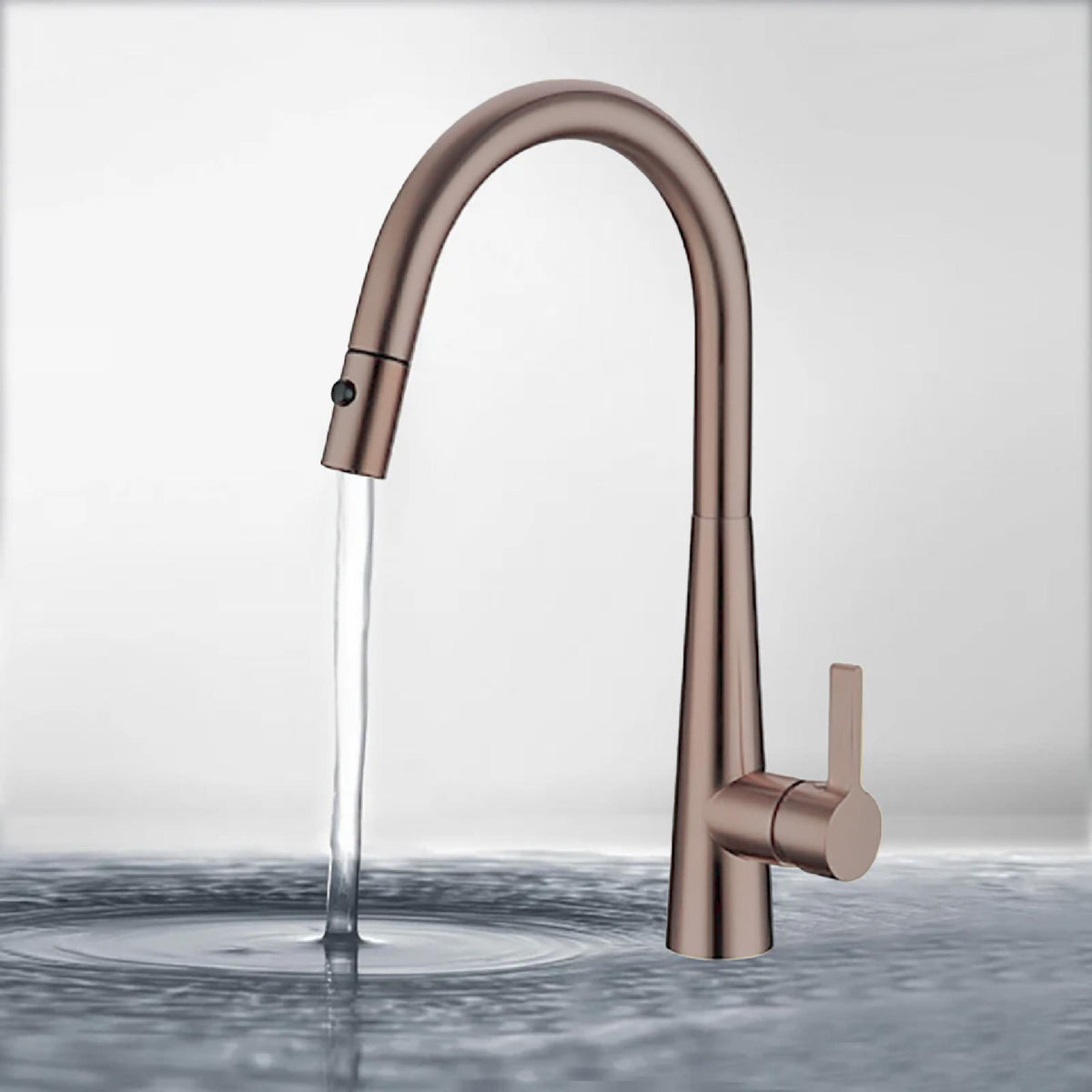 Otus Lux Sink Mixer with Pull Out Spray Brushed Bronze PC1017LF-BB - Bathroom Hub