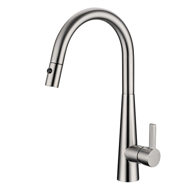 Otus Lux Pull-Out Kitchen And Laundry Sink Mixer Brushed Nickel PC1017LF-BN
