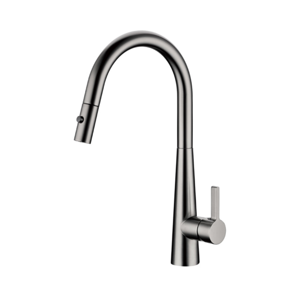 Otus Lux Sink Mixer with Pull Out Spray Gun Metal PC1017LF-GM - Bathroom Hub