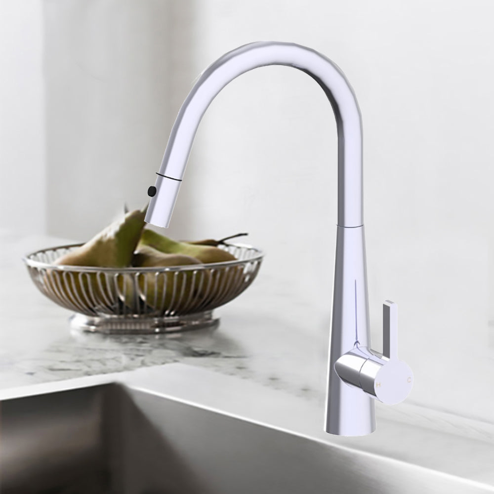 Otus Lux Pull Out Sink Mixer Chrome- PC1017LF - Bathroom Hub