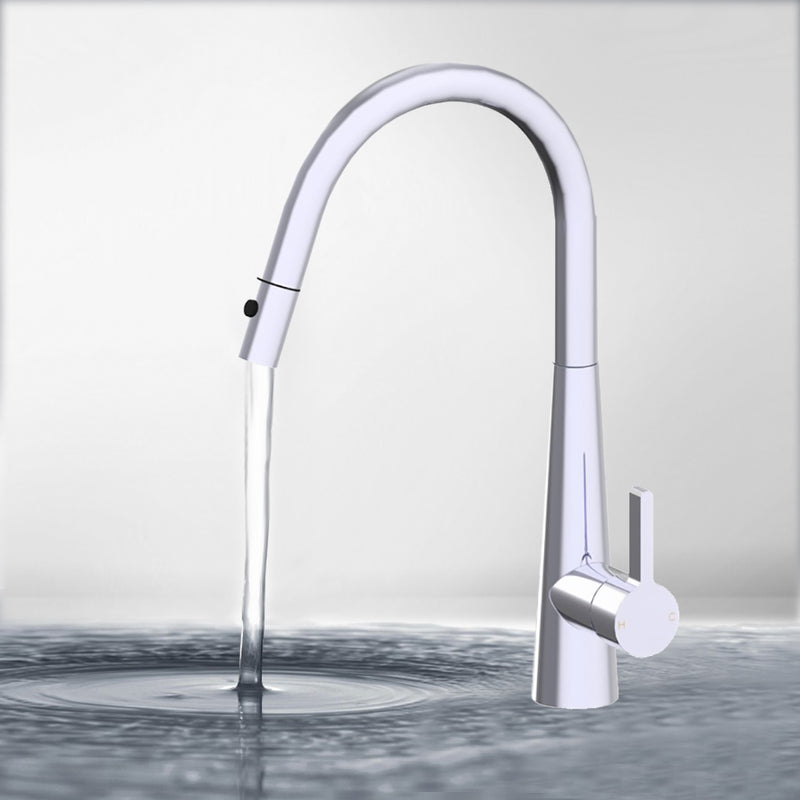 Otus Lux Pull Out Sink Mixer Chrome