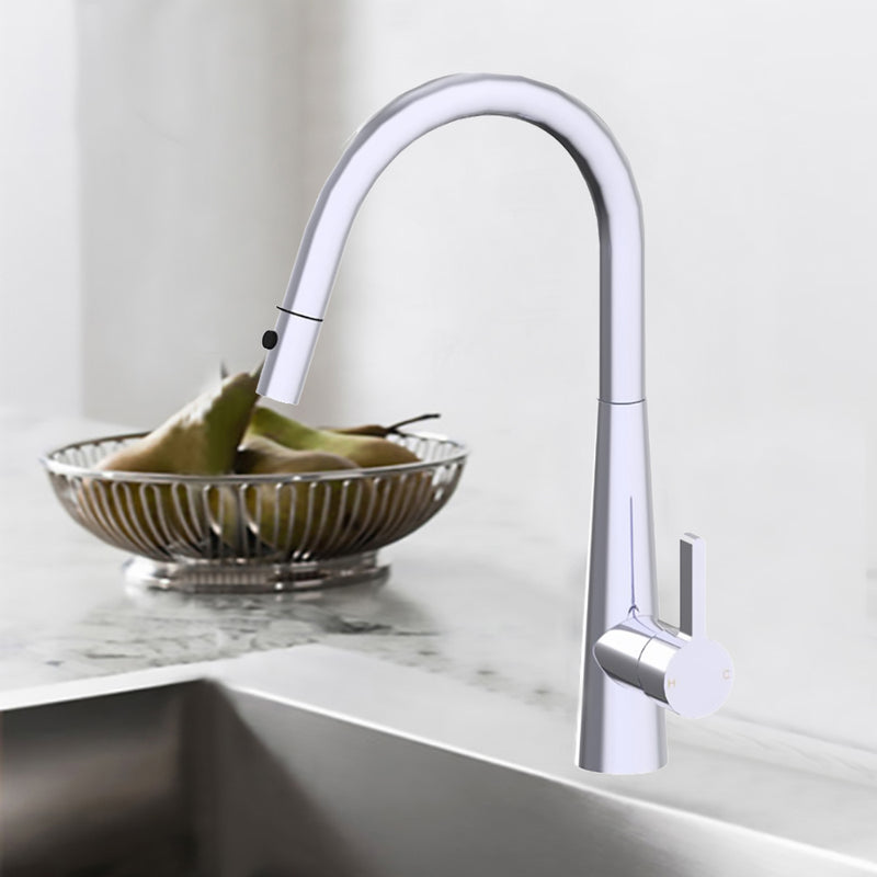 Otus Lux Pull Out Sink Mixer Chrome