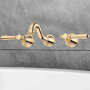 Clasico Vintage Bath Set in Brushed Gold   - PCK90NZ01LF-BG