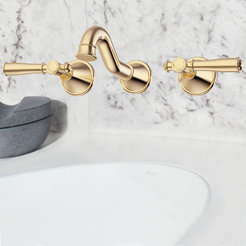 Vintage Bath Set in Brushed Gold   - PCK90NZ01-BG