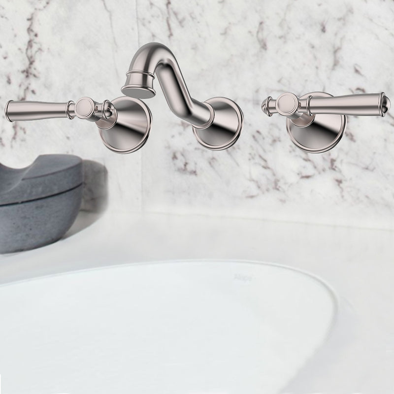 Vintage Bath Set in Brushed Nickel   - PCK90NZ01-BN