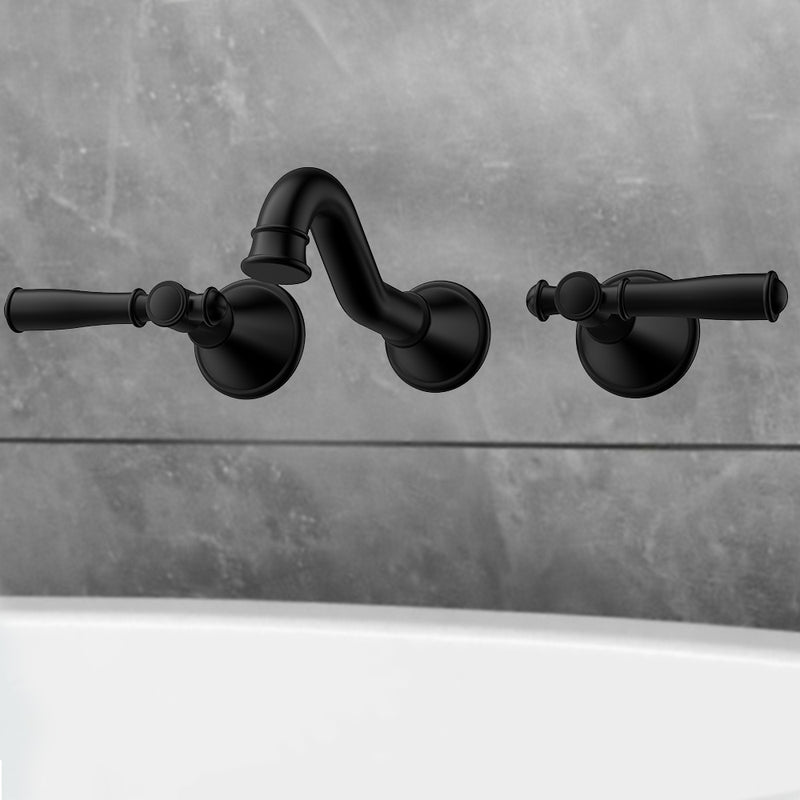 Vintage Bath Set in Matt Black   - PCK90NZ01-MB