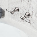 Vintage Wall Top Assemblies Ceramic Handle in Brushed Nickel [PCK90NZ02A-BN]