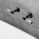 Vintage Wall Top Assemblies Ceramic Handle in Matt Black [PCK90NZ02A-MB]