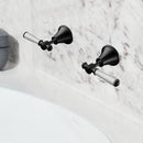 Vintage Wall Top Assemblies Ceramic Handle in Matt Black [PCK90NZ02A-MB]