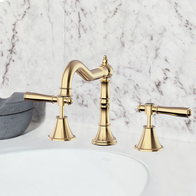 Vintage Basin Set in Brushed Gold [PCK90NZ04-BG]