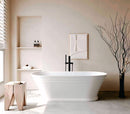 1500mm Hampton Matt White Freestanding Bath 5045-1500mm