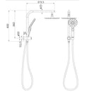 Regal Mini Multi-function Shower Set Matt Black PHC313031R-B