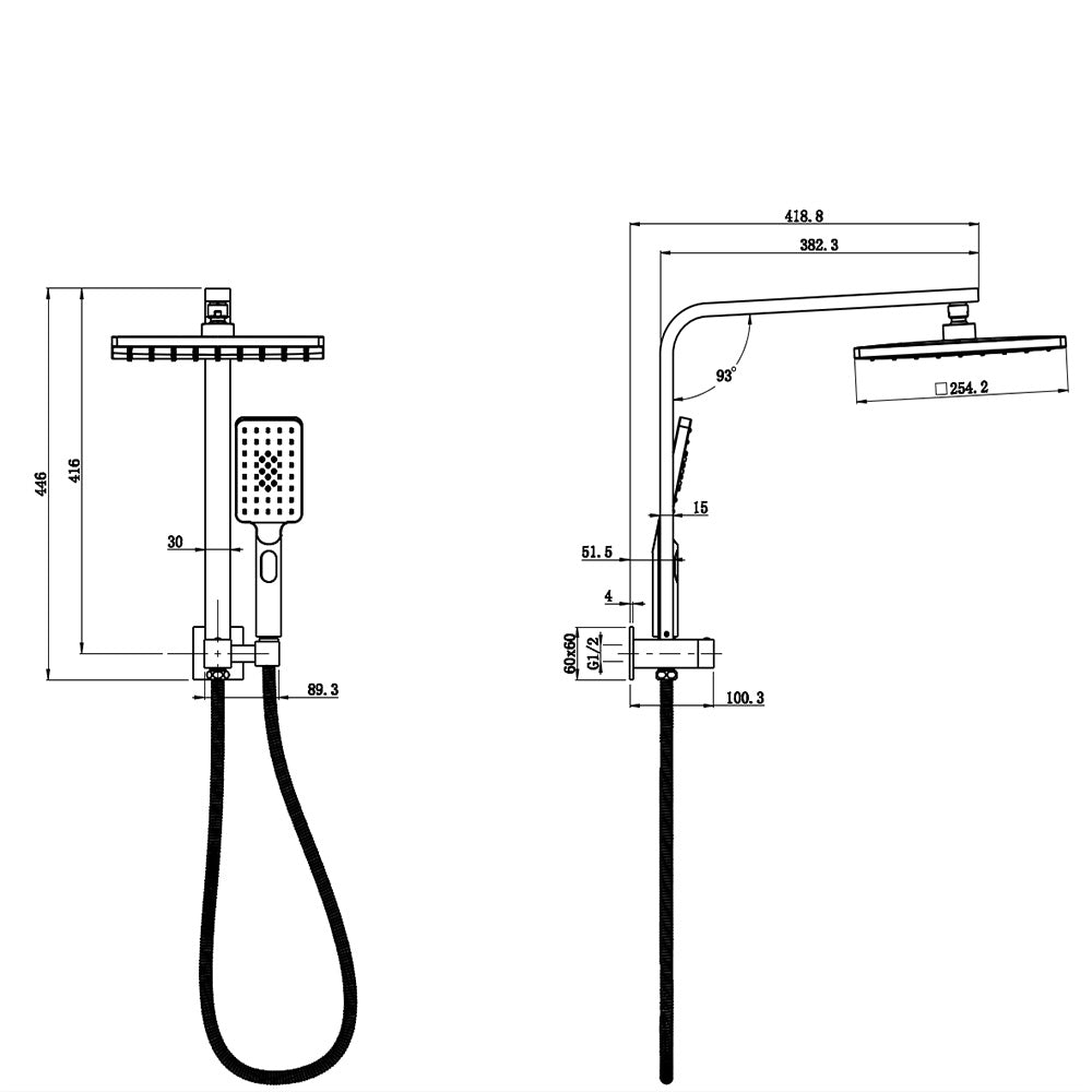Sando Mini Multi-function Shower Set PHC313032SN