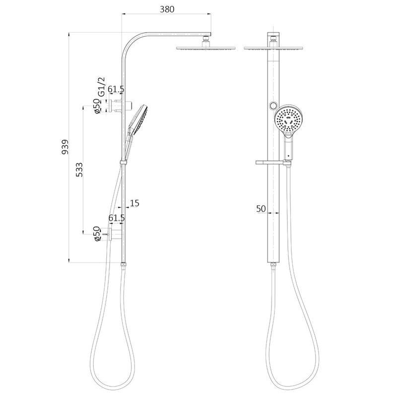 Regal Multi-function Shower Set PHC74167R