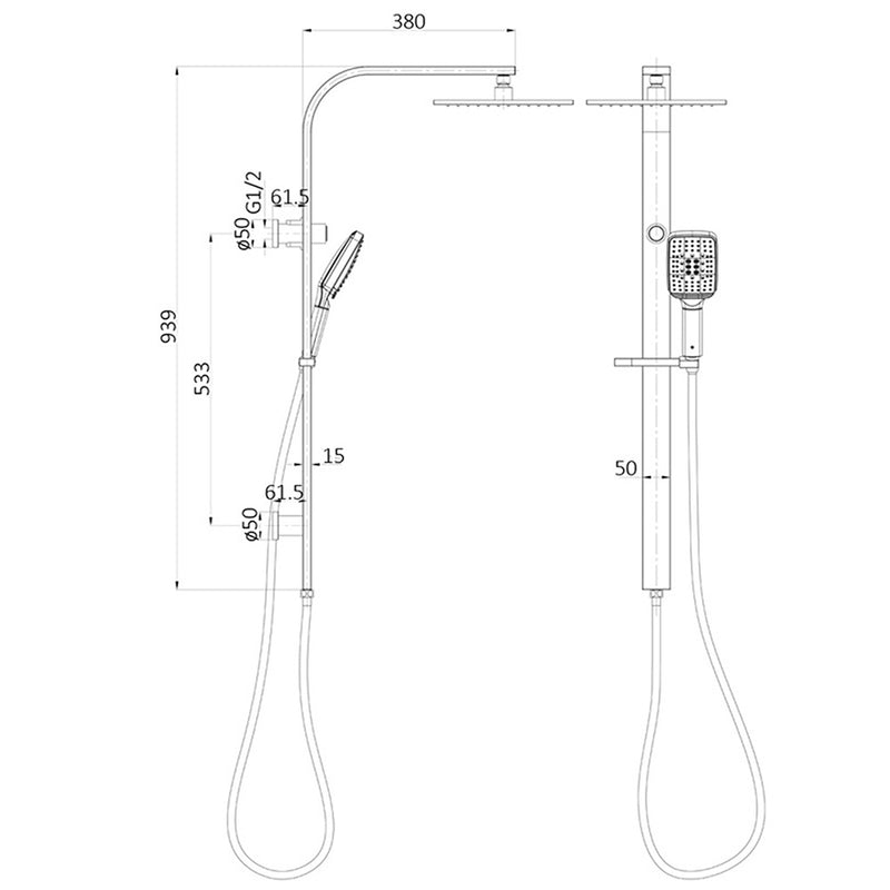 Sando Multi-function Shower Set PHC74167S