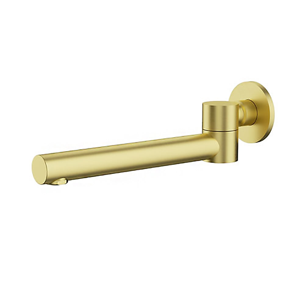 Otus Swivel Bath Spout Brushed Gold - PHD1005SW-BG - Bathroom Hub