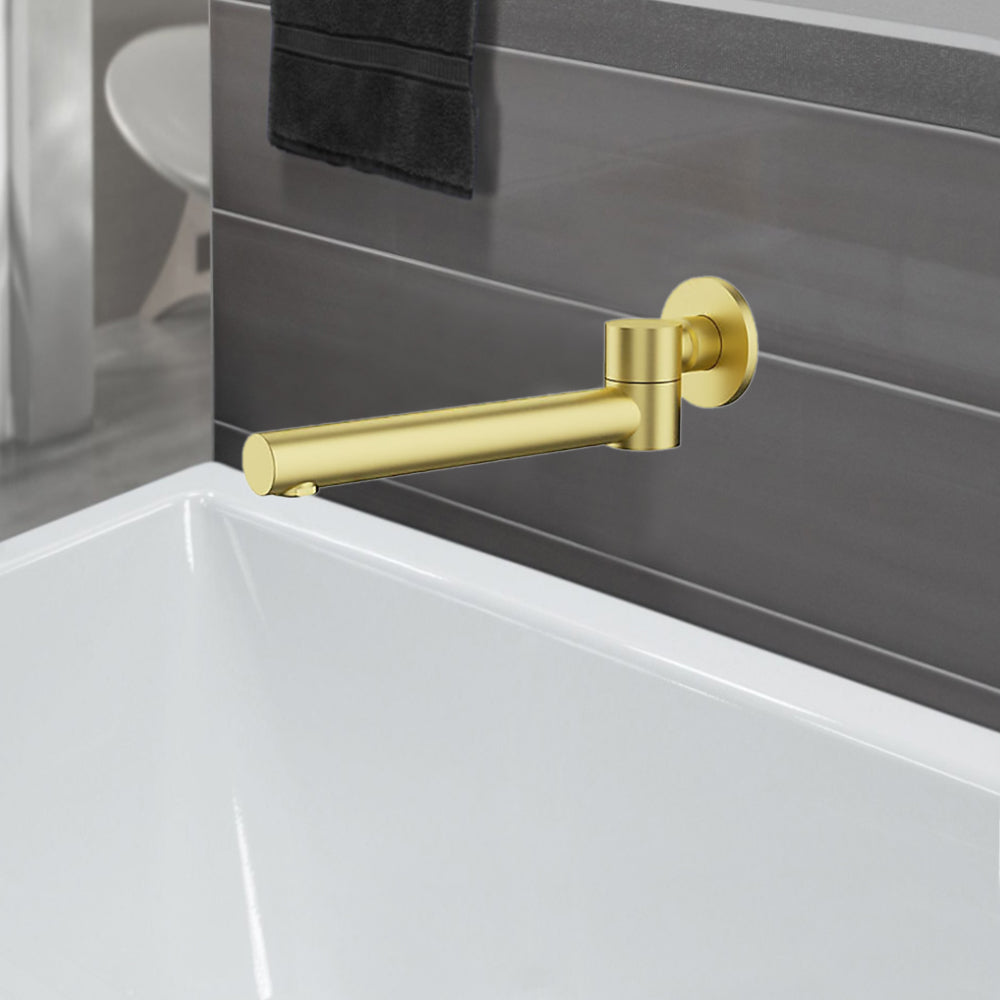 Otus Swivel Bath Spout Brushed Gold - PHD1005SW-BG - Bathroom Hub