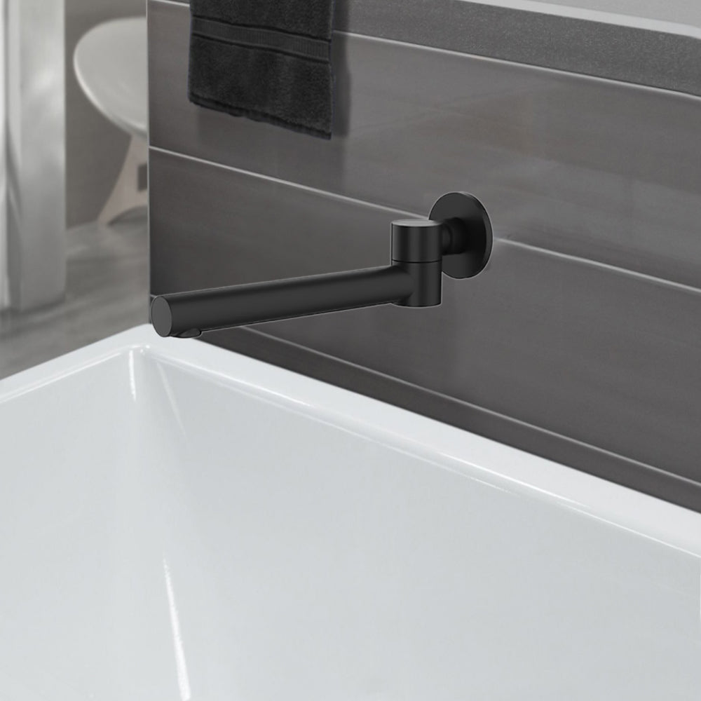 Otus Swivel Bath Spout Matte Black - PHD1005SW-MB - Bathroom Hub