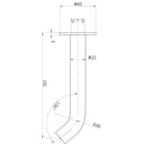 Otus Slimline SS Bath Spout Chrome PHD1007SS-CH