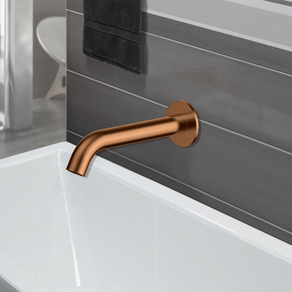 Otus Slimline SS Bath Spout Brush Copper PHD1007SS-BC - Bathroom Hub