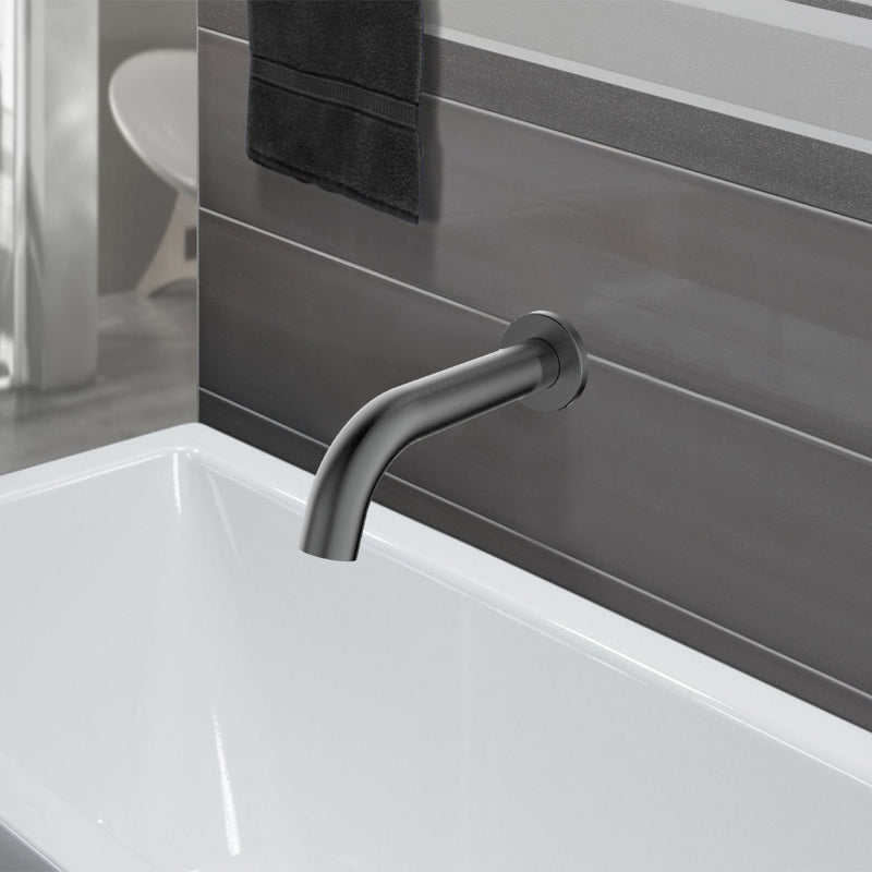 Otus Slimline SS Bath Spout Gun Metal