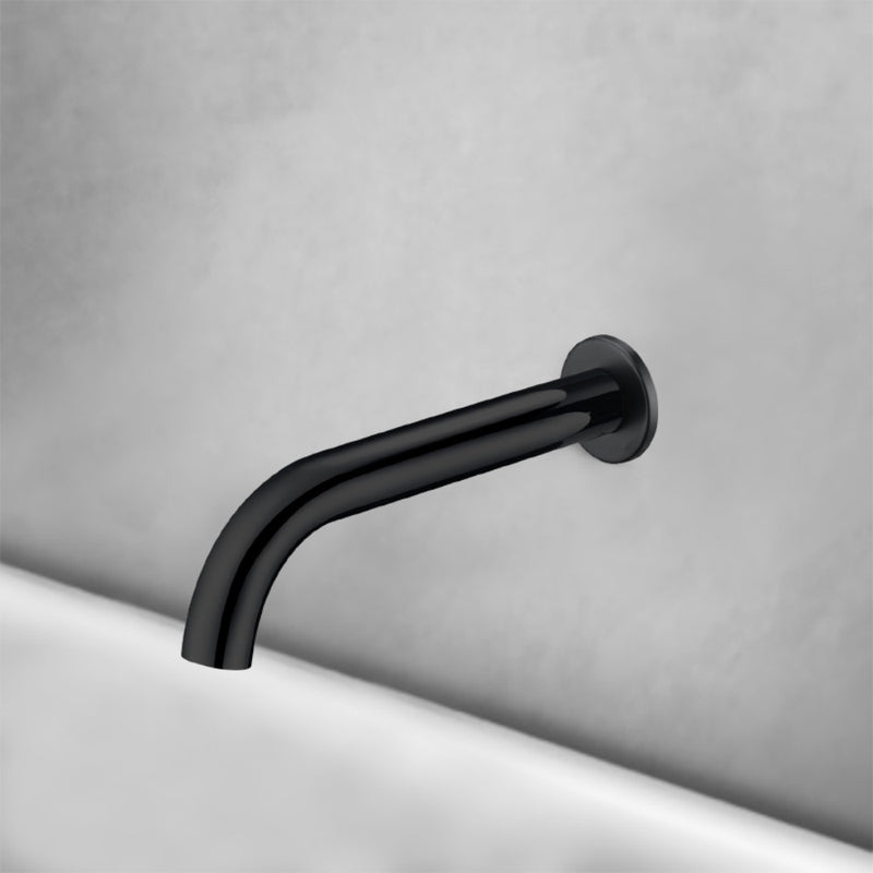 Otus Slimline SS Bath Spout Matt Black PHD1007SS-MB