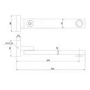 Rosa Swivel Bath Spout Chrome - PHD1008SW