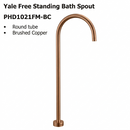 Yale Free Standing Bath Spout Brush Copper PHD1021FM-BC - Bathroom Hub