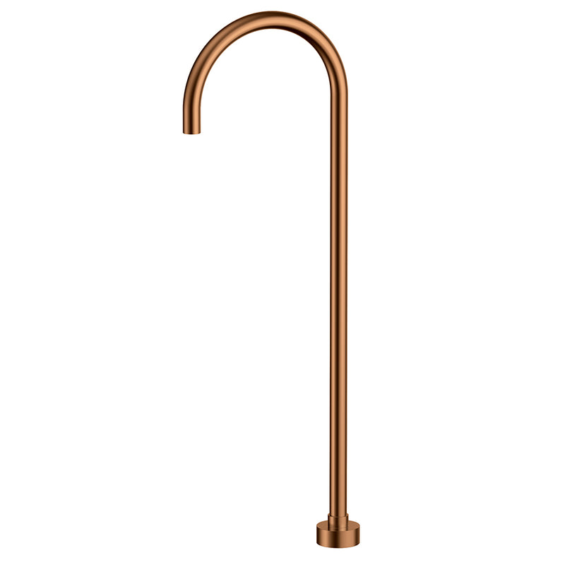 Yale Free Standing Bath Spout Brush Copper PHD1021FM-BC