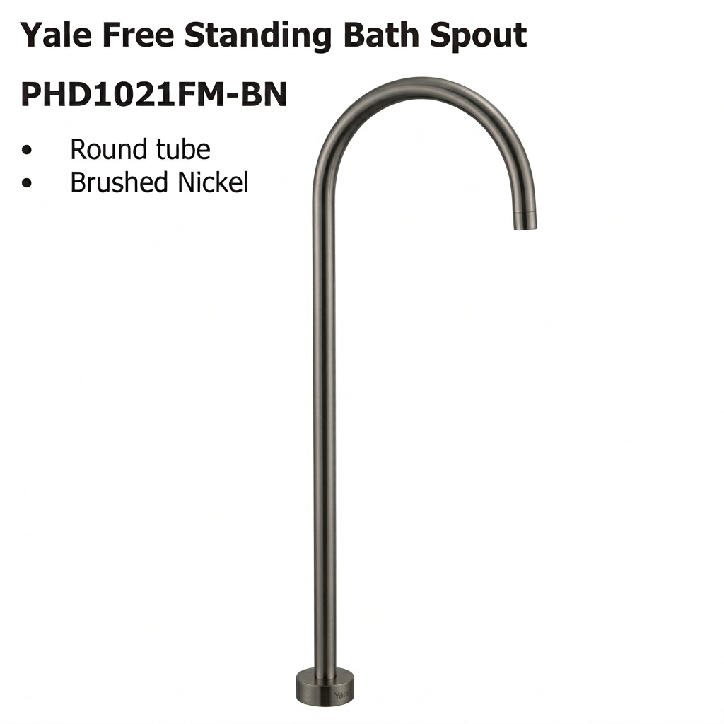 Yale Free Standing Bath Spout Brushed Nickel PHD1021FM-BN - Bathroom Hub