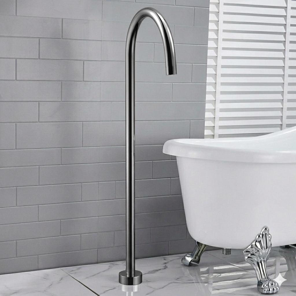 Yale Free Standing Bath Spout Gunmetal PHD1021FM-GM - Bathroom Hub