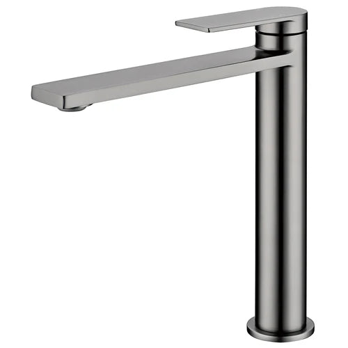 Sora High Rise Basin Mixer Gun Metal PLB2002GM - Bathroom Hub